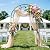 Kelived Thickened Metal Garden Arch with Detachable Base, 16mm Rust-Resistant Archway for Climbing Plants, Dual Size Convertible Arbor for Wedding & Party & Garden Decoration