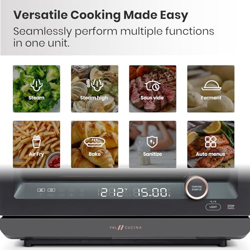 VAL CUCINA 7-in-1 Steam Convection Oven Countertop VSO30B の商品画像 1