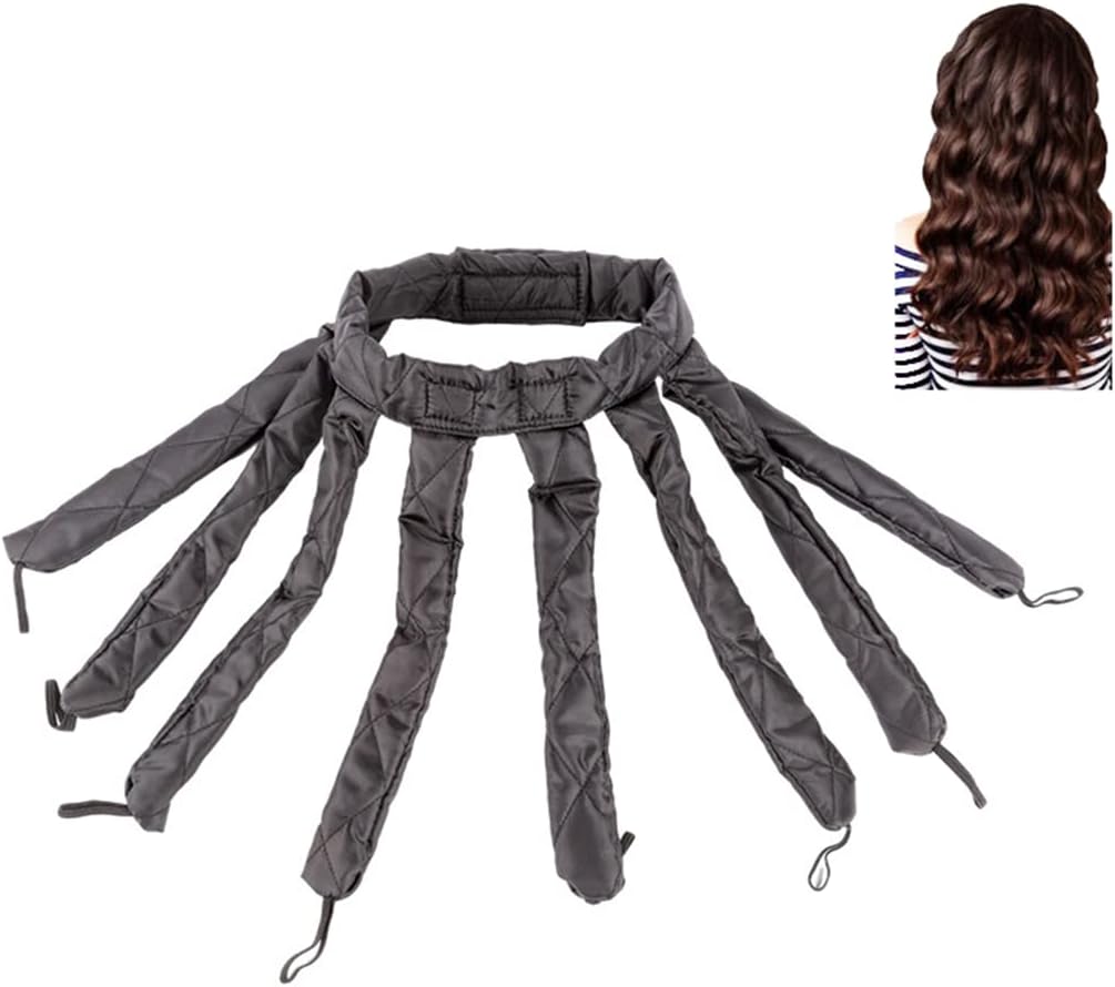 Heatless Silk Hair Curlers – Overnight Wave Rollers For Long Hair (Black) Heatless Silk Hair Curlers – Overnight Wave Rollers For Long Hair (Black)