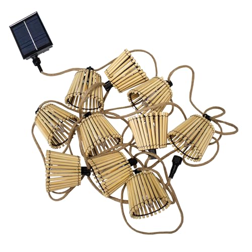 Guirnalda de luces recargable para terrazas sin enchufes exteriores 2
