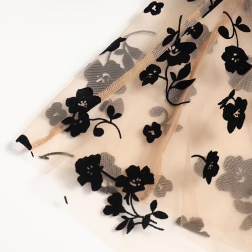 Women's A-Line Fairy Elastic Waist Pleated Tulle Midi Skirt4