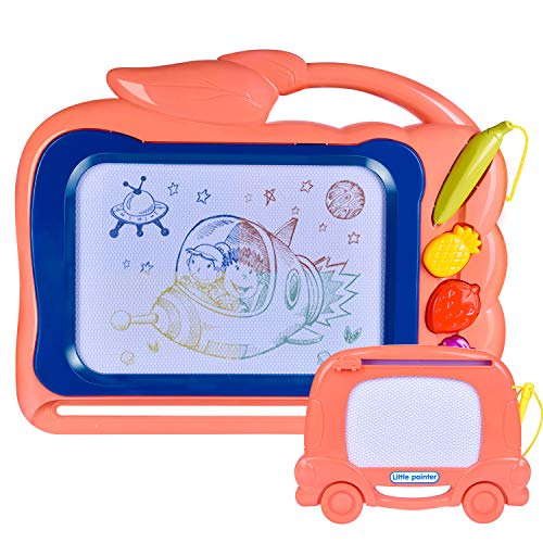 FUN LITTLE TOYS 2 Pack Magnetic Drawing Board for Kids, 12
