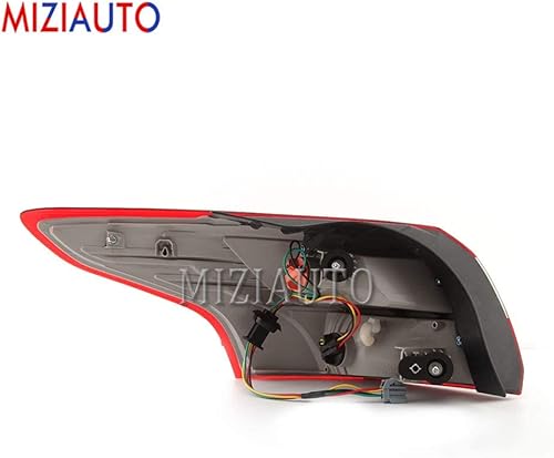 Miniatura 4 de MZORANGE Luz trasera de la lámpara de freno trasera para Ford Focus Sedan 2012 2013 2014 con bombilla (lado derecho del pasajero)