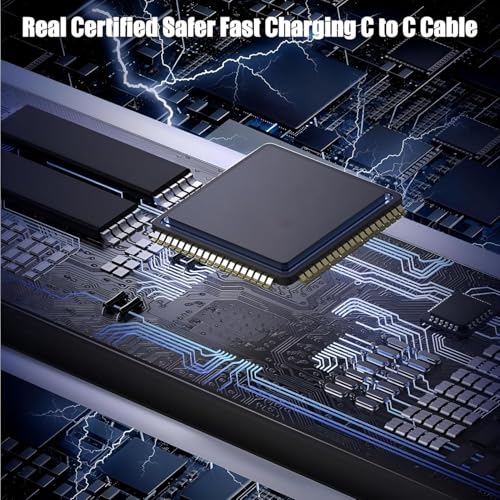 Image of mifaso Original Type C to Type C Mobile Data Charging Cable for SuperFast Transfer Power Cable M06 /F06 /M05 /M16 /F16 /M15 /M36 /F36 /M35 /A16 /A36 /M14 /F14 /A14, M34 /A55 /A35 /F35 /S26 /S25 /S24 /S23, White