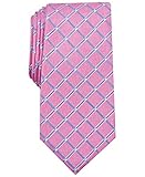 Width: 3 inches Nautica Herren Shoal Geo Krawatte, Rose, Einheitsgröße
