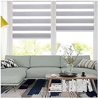 Tenda Avvolgibile Zebra Day&Night - 95x230 Cm, Bianco, Per Finestre - Foto 4