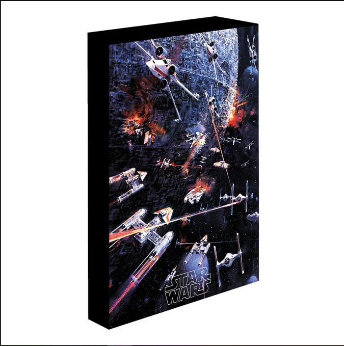 Pyramid International Star Wars Light Up Canvas (Death Star Assault Design) Large Canvas 30cm x 40cm