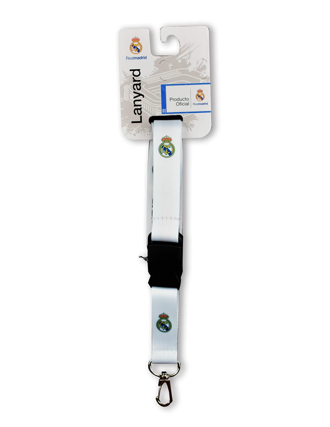 Real Madrid Lanyard Escudo Reversible Primera equipación [AB3924]
