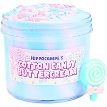 Cotton Candy Buttercream Slime SCENTED | Handmade Slime | Hippocampe Slimes 6OZ
