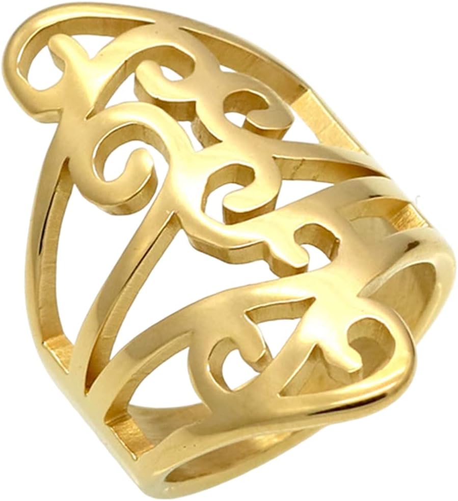 Jude Jewelers Stainless Steel Braided Knot Waved Chunky Style Wedding Engagement Promise Cocktail Party Ring