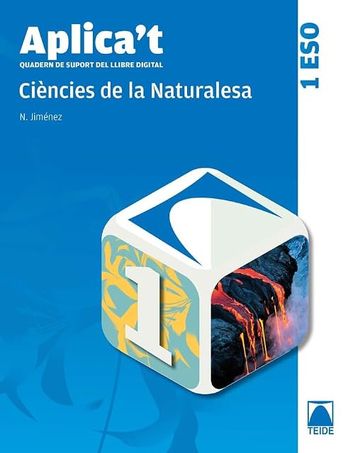 Portada de Ciencies Naturals 1º ESO Cataluña Ed 14 Aplica T