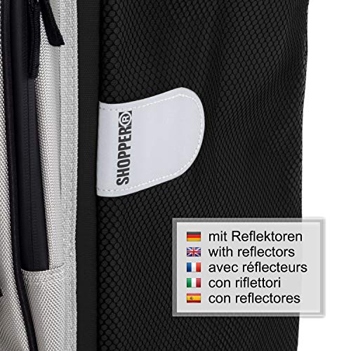 Andersen Shopper Royal Alu klappbar mit Luftreifen Ø 25cm und 62 Liter Tasche Hydro 2.0 mit Kühlfach schwarz – Bild 5