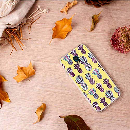 3B Custodia Gel per Alcatel U5 Plus - Ananas Viole...