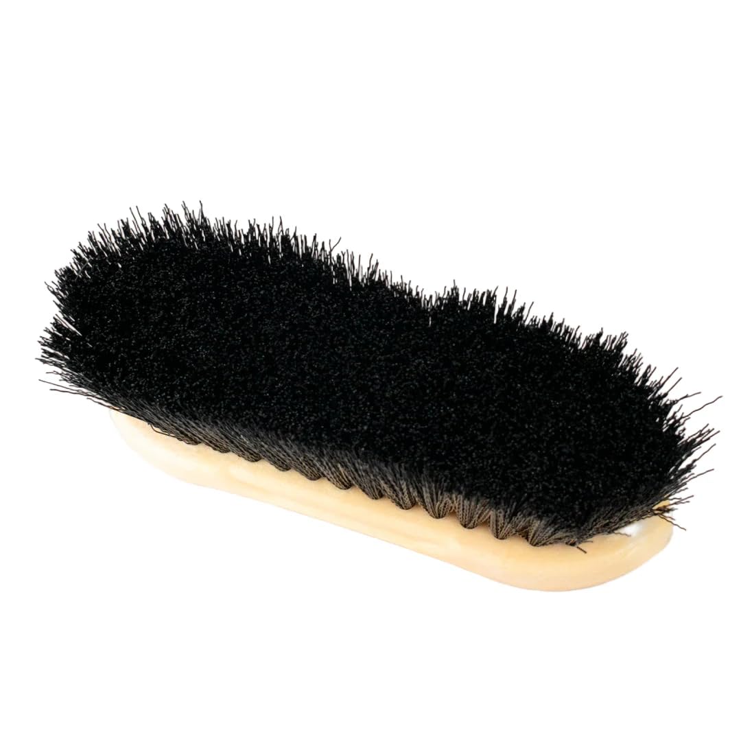 GS Equestrian & Country Plastic Dandy Brush โ Durable Grooming Brush for Horses, Firm Bristles for Mud & Dust Removal (Black) โ image 1