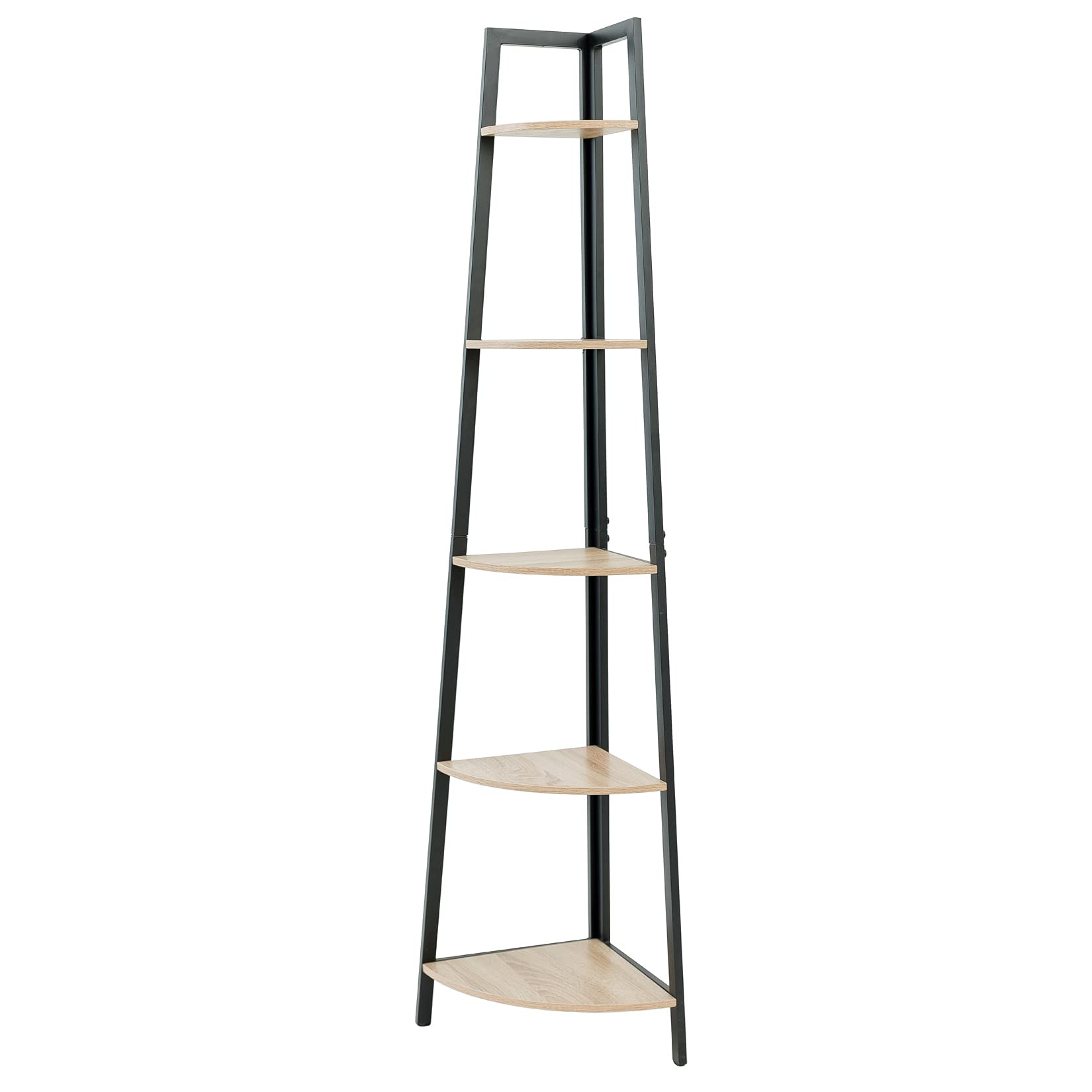 Buy CHopetree 5 Tier Corner Shelf, Ladder Display Bookshelf with Black