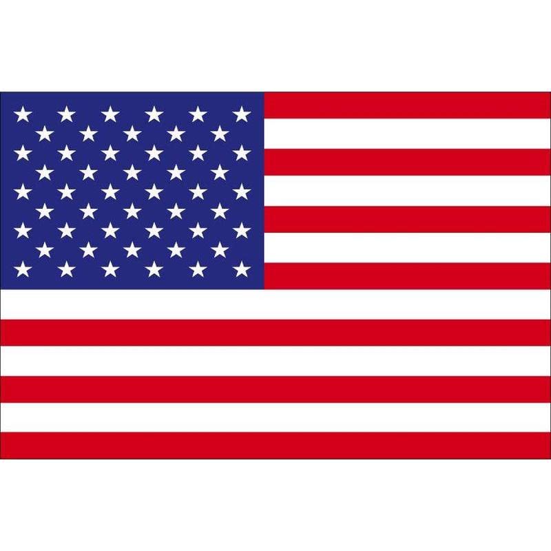 Adesivo Bandiera Stati Uniti d'America USA 15x10 cm