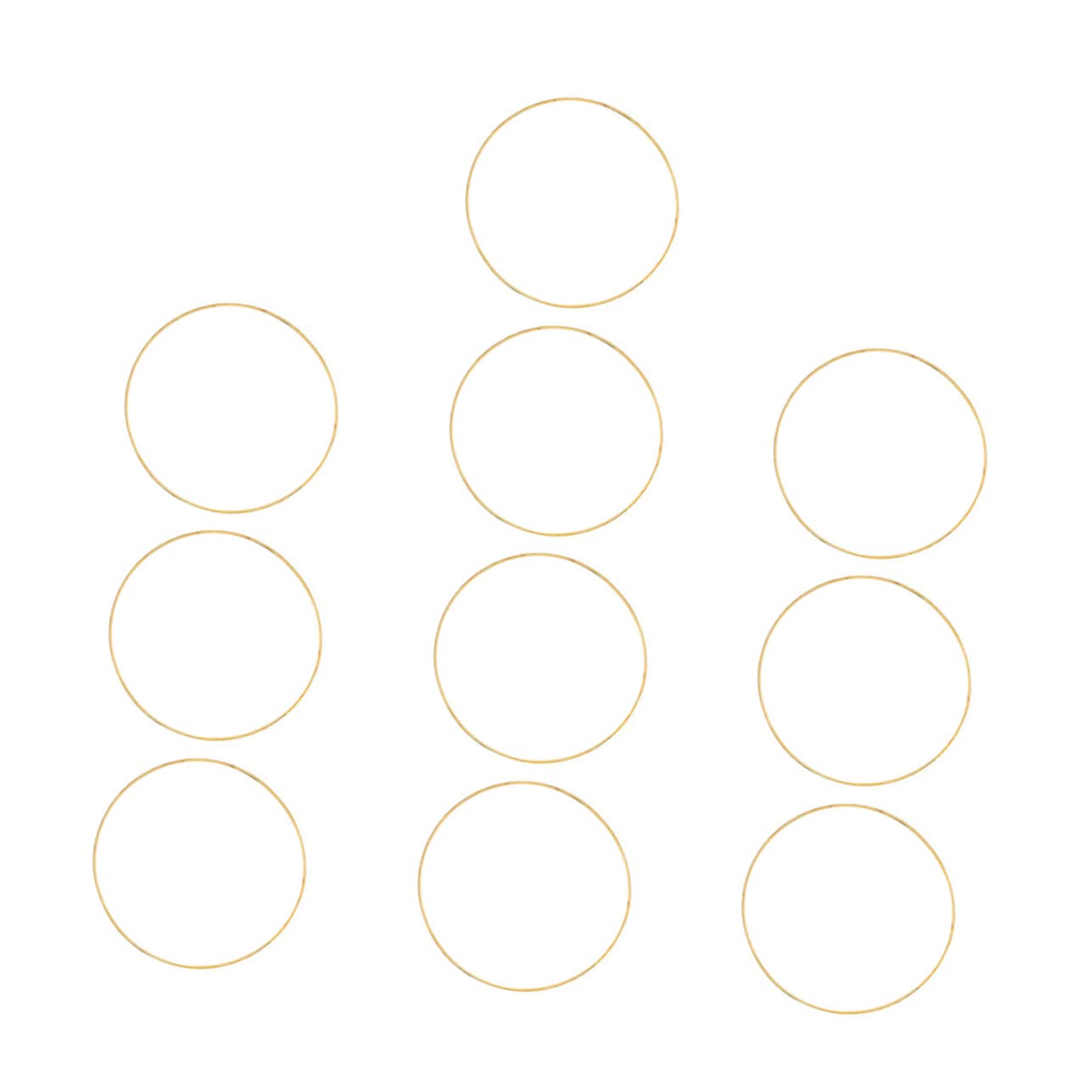 Aros de metal para adornos de hogar y base firme de atrapasueños DIY