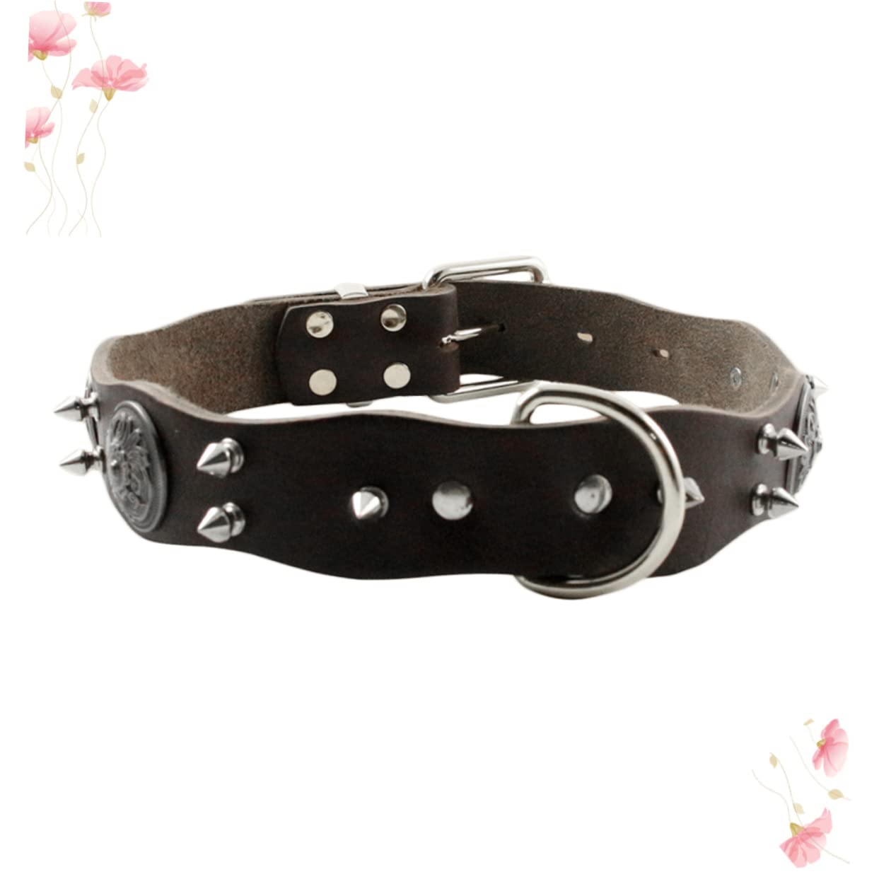 iplusmile Collier pour Chien PU Collier De Moyenne Et pour Chien Accessoires pour Animaux