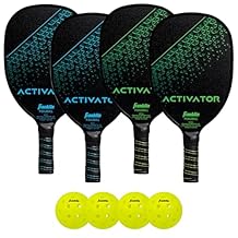 Franklin Sports Pickleball Paddle and Ball Set - Wooden Pickleball Rackets + Balls - Activator - USAPA Approved | Ball Set, Pickleball Rackets, Pickleballs, USA Pickleball, USAPA, Approved
