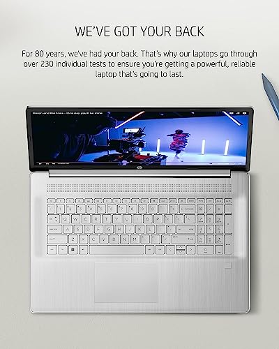 2022 Hp Pavilion 17 Laptop, 17.3" Hd+ Touch Display, Amd Ryzen3 3250U Processor, 16 Gb Ram, 256 Gb Ssd, Wifi, Webcam, Long Battery Life, Windows 10 + One Year Of Office365, Silver (Latest Model) #TOP4