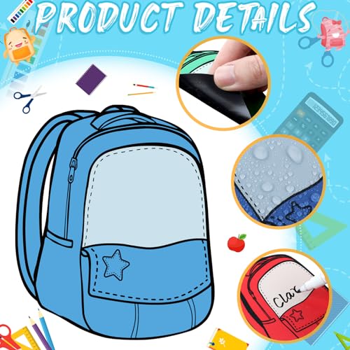 Imanes coloridos para mochila Tellegloww decorativos 4