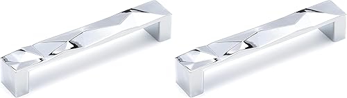 Miniatura 1 de Richelieu Hardware BP4789128140 Monza Collection - Tirador moderno cromado de centro a centro, para cocina, baño y muebles (paquete de 2)