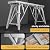 WFCXBQR Foldable Scaffold Work Platform Scaffolding Ladder Multipurpose Adjustable Height Portable Scaffolding Equipment with Non-Slip Feet for Painting Car Washing Cleaning Maximum Bearing 600lbs