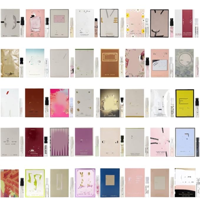 Areej Aroma Set of 10 Designer Cologne Sample Vials For Women Mixture of Perfumes Excellent Quality Sprays Scents for all situations Great for Travel Smelling Nice at all Times (FEMALE SET OF 10)