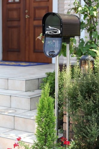 ポスト　両開き　ブラウン　アメリカンポスト Amazon.co.jp: KGY アメリカンポスト(前入後出) AL ブラウン