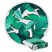 Great Bay Home Round Beach Towel with Palm Trees. 60" Round. 100% Zero Twist Cotton. Multi-Purpose, Durable, Absorbent Towels for Bathroom, Pool, or Beach (Palm Trees)