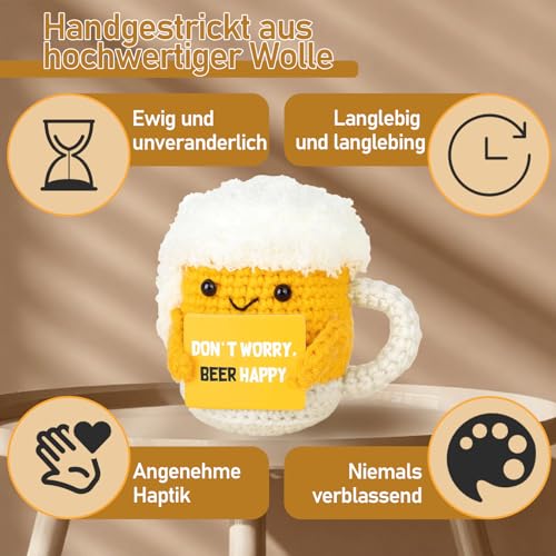 Pluvyze 2 Stück Bier Geschenke für Männer, Lustige geschenke für männer,Kleine Geschenke für Männer