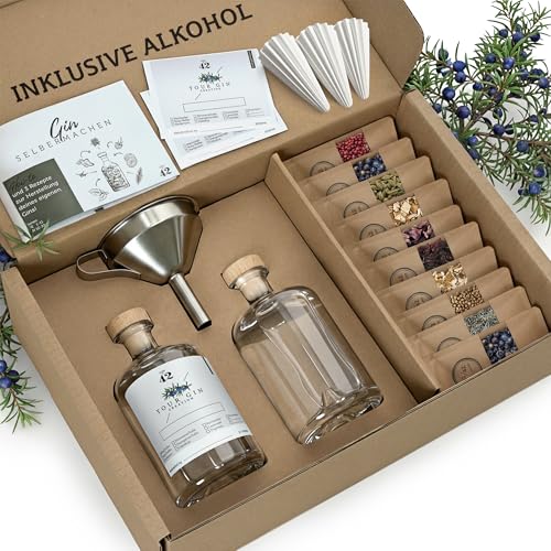 Gin Set zum Selbermachen inkl. Basisalkohol