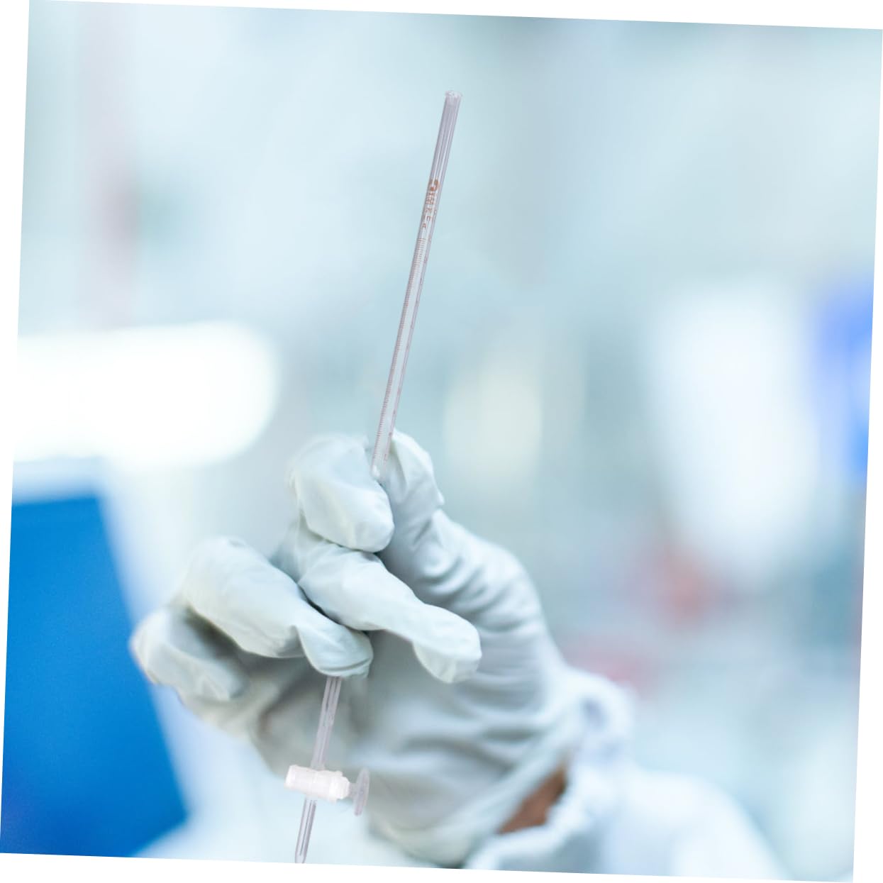 Veemoon 10 Ml Borosilikat Bürette Mit Glashahn Und Standardskala - Chemisches Titrationsrohr Für Laboranwendungen Und Schulbedarf - Ideal Für Experimente in Der Realschule