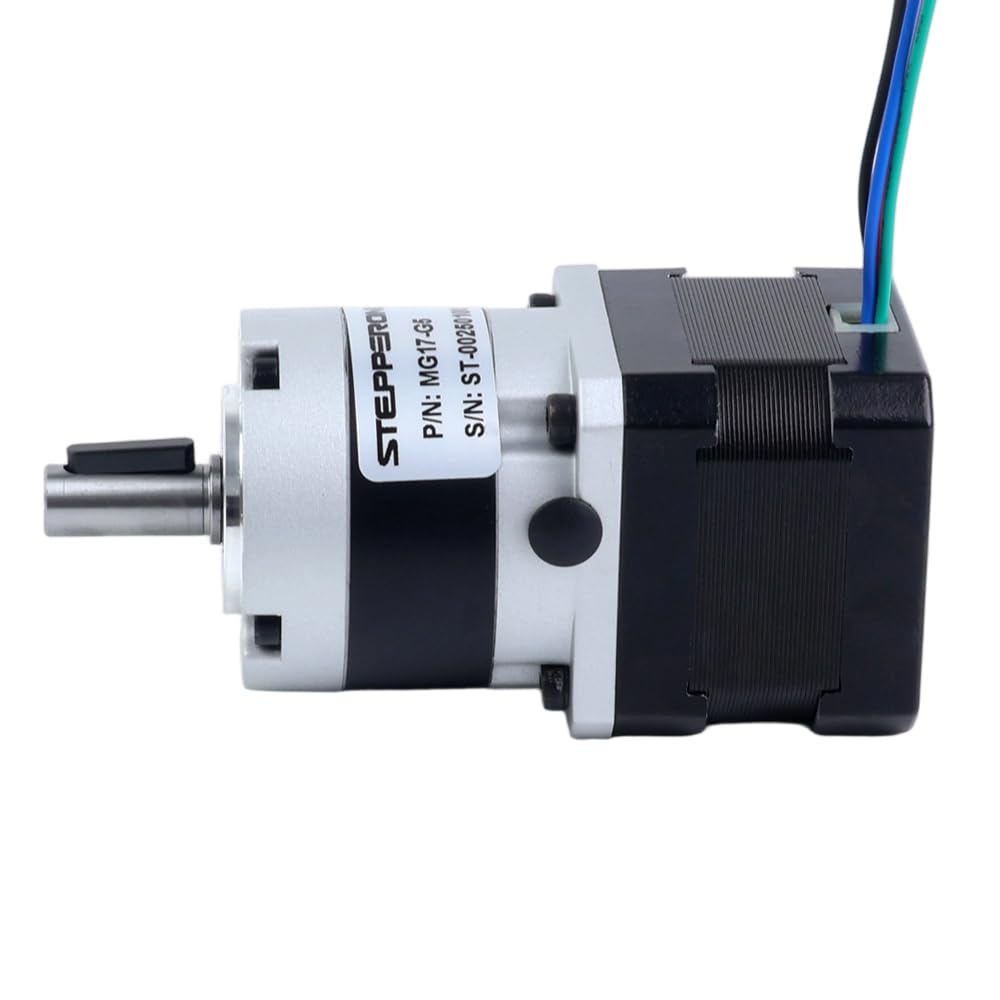 STEPPERONLINE Nema 17 Schrittmotor L=34mm Getriebeübersetzung 10:1 MG Serie Planetengetriebe
