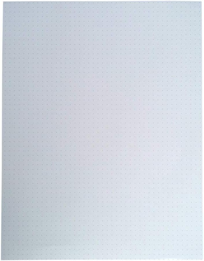 Loose Leaf Filler Paper, 8.5 X 11, Dot Grid, 100gsm, For Ring Binder Discbound Notebook Planner Inserts, White, 100 Sheets, 200 Pages