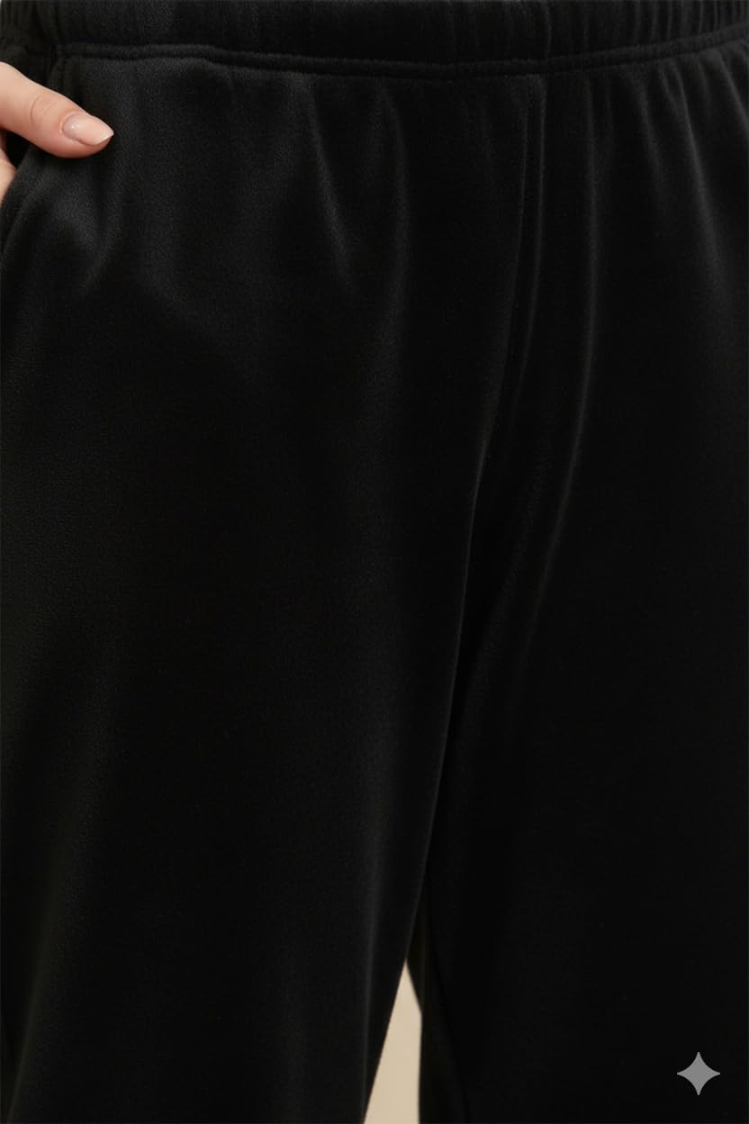 LIME 'N' LEMON Track Suit for Women (IN, Alpha, 2XL, Black) 4