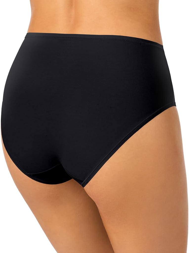 Cuddl Duds Womens 3 Pack Brushed Microfiber Hipster Panty - Ultra-Comfy & Super-Soft Full Coverage Underwear Panties Set - Image 2