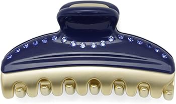 美品　アレクサンドルドゥパリ　ヘアクリップ　ブルー　ラインストーン Amazon.co.jp: [アレクサンドル ドゥ パリ] ALEXANDRE DE PARIS ヘア