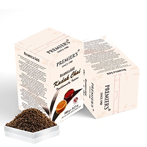 Image of PREMIER'S Kadak Chai Carton Pack 500g (CTC Leaf Tea 500 gms, Strong and Robust Chai, Traditional Indian, 250 Cups)