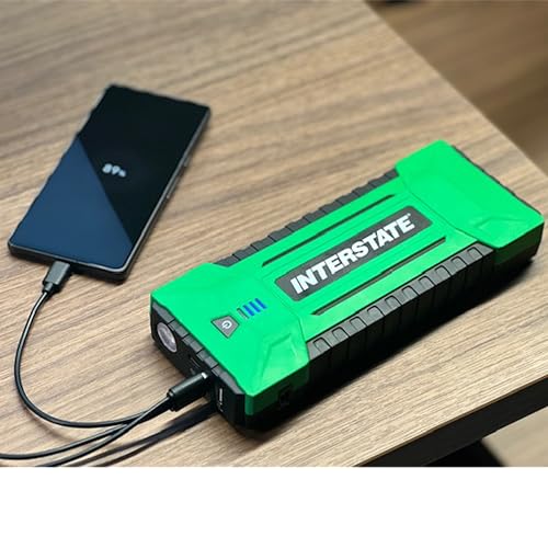 Image of Interstate Batteries 12V Jump Starter & Charger 1200A 17,000mAh, 17Ah