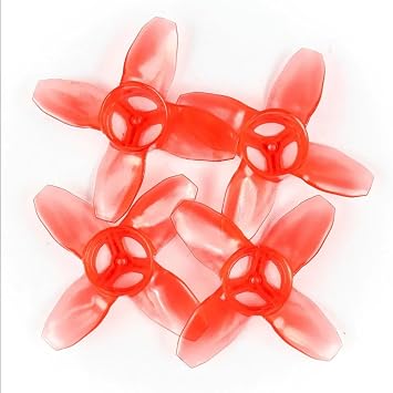 EMAX 2 Pairs Avan TH Turtlemode Propellers 4-Blade 40mm Props 2CW 2CCW Propellers for 08025 Brushless Motor Tinyhawk II, EZ Pilot Pro RC Quadcopter FPV Racing Drone