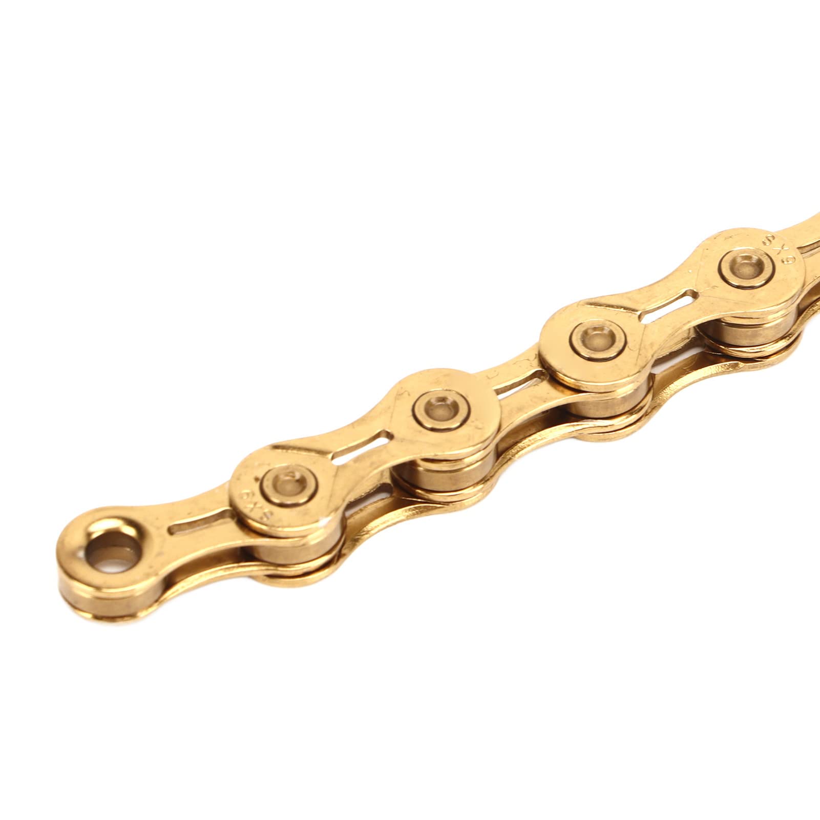 Catena per bicicletta a 9 velocità Acciaio al carbonio premium Design durevole e leggero Catena con prestazioni migliorate per mountain bike Bici da strada Appassionati di