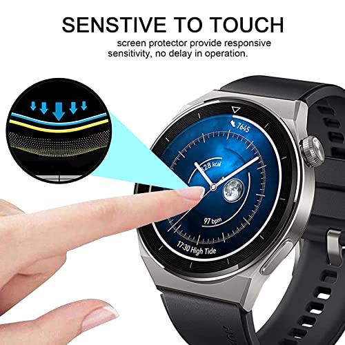 GEJEFA [3 Pezzi Vetro Temperato per Huawei Watch