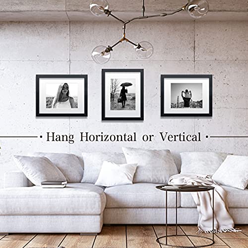 Vck 12X16 Inch Picture Frames, Set Of 5 Wooden Picture Frames, Wall Display Decoration For Photos, Paintings, Landscapes, Posters, Drawings, Artwork (Black) #TOP5