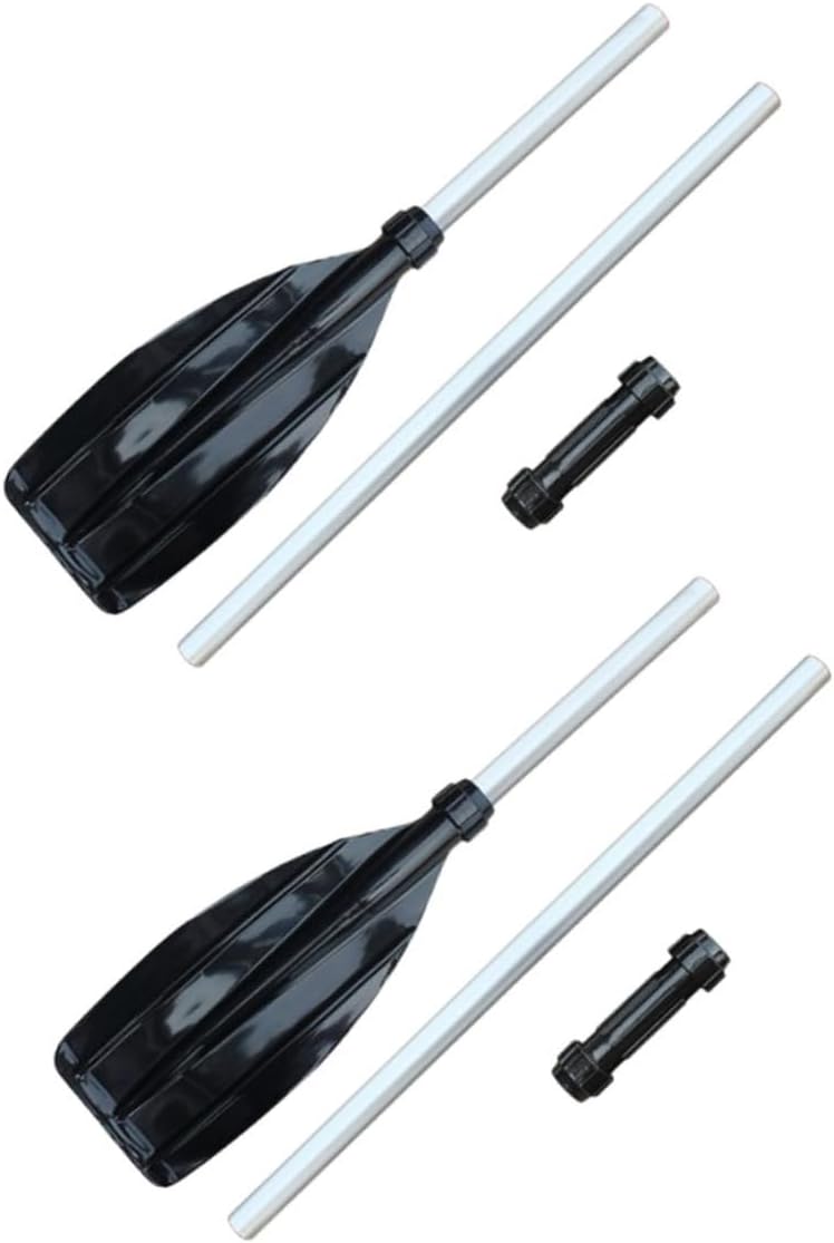 2pcs Adjustable Kayak Paddles Aluminum Alloy Shaft Thickened Floating Canoe Paddles for Kayaking Suitable for Rubber Boats and Kayak Accessories