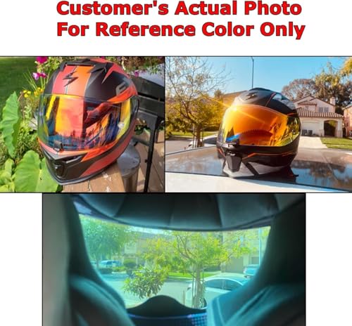 Image of PSLER Helmet Visor for T520 ST1400 R1 - T520 ST1400 R1 Face Shield Helmet Visor Helmet Accessories,Transparent Red