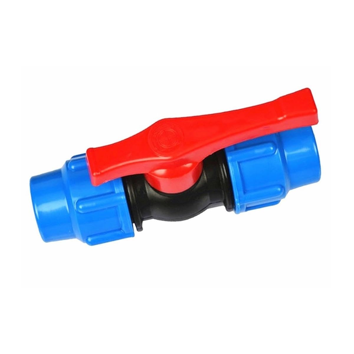 Control Valve, Valve, Tap Water Irrigation 20/25/32/40/50/63mm Water Pipe Quick Valve Connector PE Tube Ball Valves Accessories (Color : Blue, Size : 32mm) (Color : Blue, Size : 63mm)