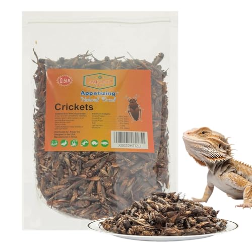 Amzey Dried Mealworms and Crickets