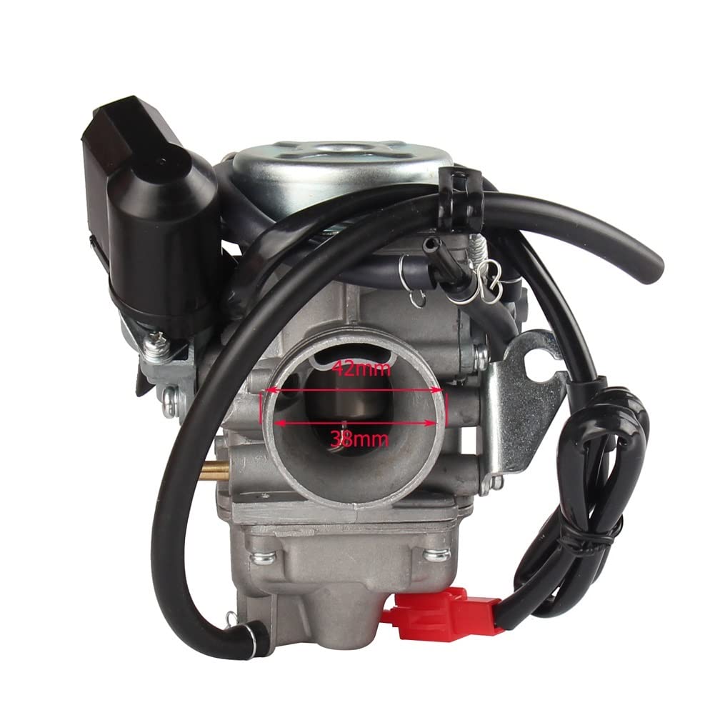 Montaje Carburador Piezas De Motocicleta, Carburador De Motocicleta, Carburador GY6 PD24J 125cc 150cc para Baja Scooter ATV Go Kart Scooter 125cc PD24J Conjunto Carburador