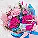Flomoon Preserved Flowers Bouquet, Forever Flowers, Birthday Gifts for Women, Mother, Wife, Mothers Day Flowers for Mom (Blue)